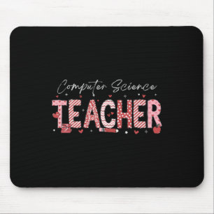 Tapis De Souris Professeur d'informatique de la Saint-Valentin ens