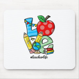 Tapis De Souris Professeur Enseignant Des Choses Amour Symbole De
