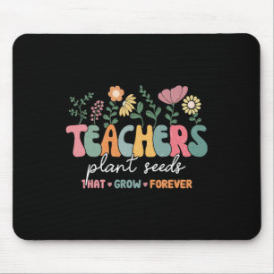 Tapis De Souris Professeurs Groovy Plantent Des Graines Qui Pousse