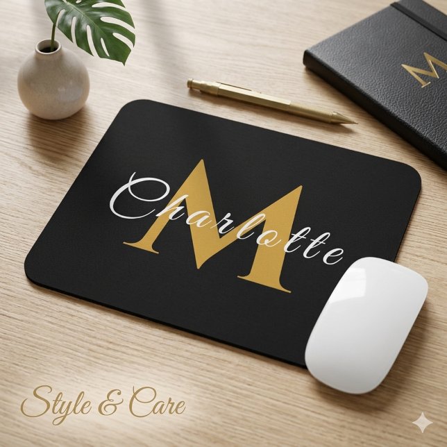 Tapis de souris professionnel avec marquage person (Business Mouse Pad with Custom Branding)