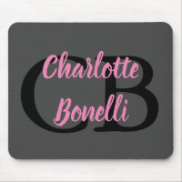 Professionnel Moderne Monogramme Nom Minimaliste