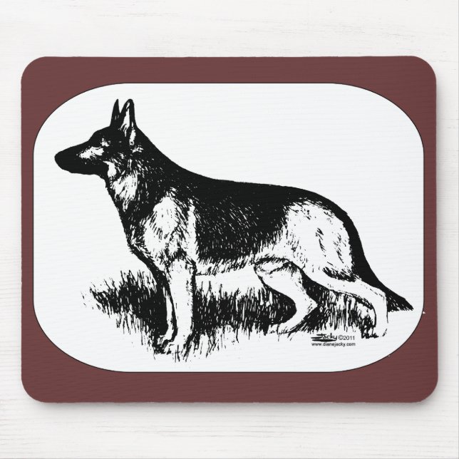 Tapis De Souris Profil de berger (Devant)
