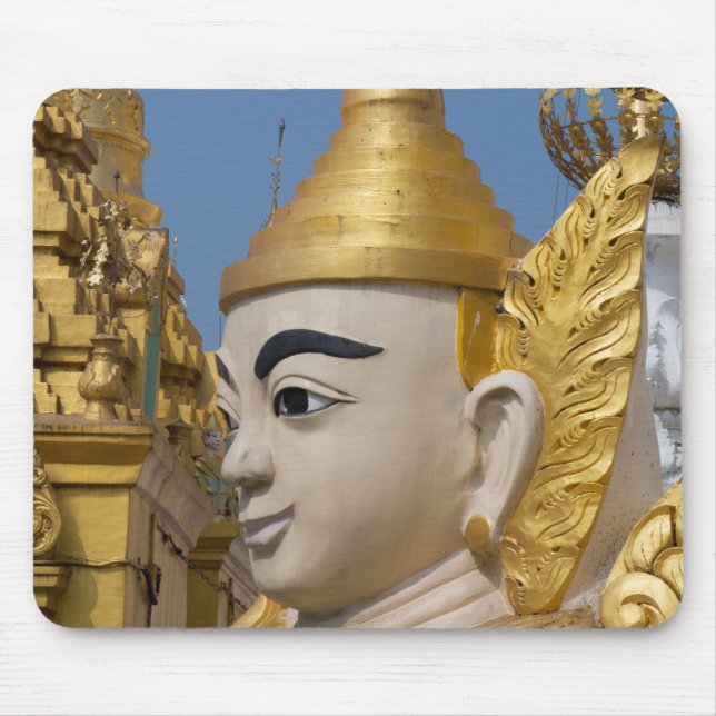 Tapis De Souris Profil de statue de Bouddha (Devant)