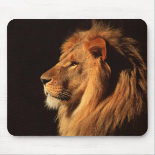 Tapis De Souris Profil masculin de lion - images de faune par