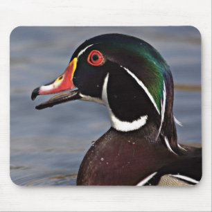Tapis De Souris Profile of A Wood duck