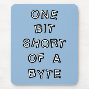Tapis De Souris Programmateur d'ordinateur court d'un bit
