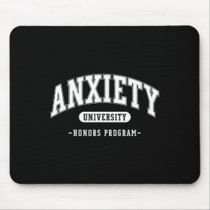 Tapis De Souris Programme d'honneurs d'anxiété Université Drôle de
