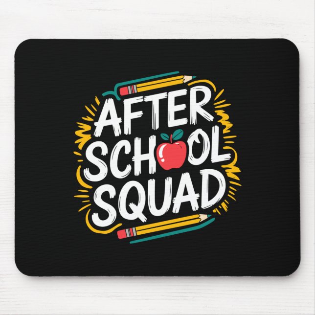 Tapis De Souris Programme extrascolaire masculin enseignement et é (Devant)