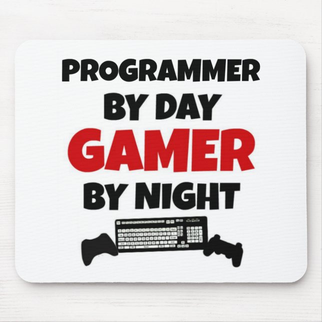 Tapis De Souris Programmer Gamer (Devant)