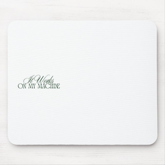 Tapis De Souris Programmeur drôle — Cadeau (Devant)