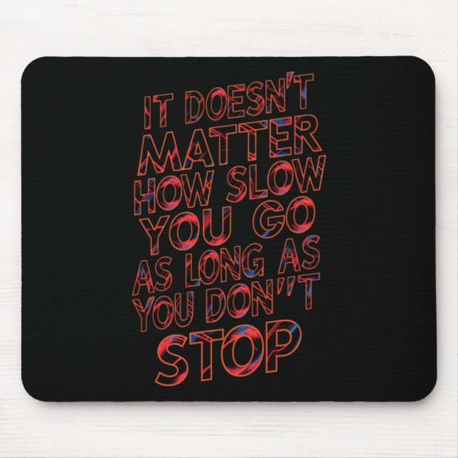 Tapis De Souris Progression constante Continuer d'avancer (Devant)