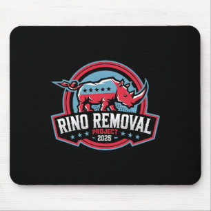 Tapis De Souris Projet De Retrait De Rino Rrp Drôle Trump Conserva