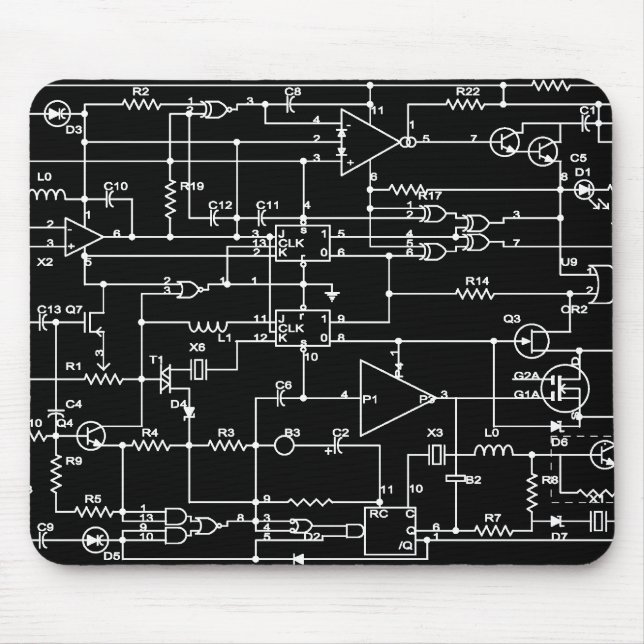 Tapis De Souris projet électronique (Devant)