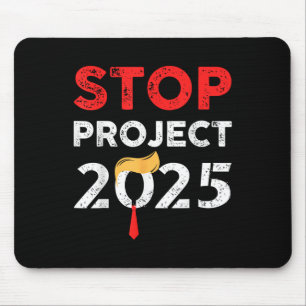 Tapis De Souris Projet Trump 2025 contre Trump