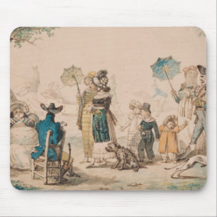 Tapis De Souris Promenade sur le Champs-Elysees, 1811