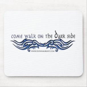 Tapis De Souris Promenade veneze du côté en noir (2)