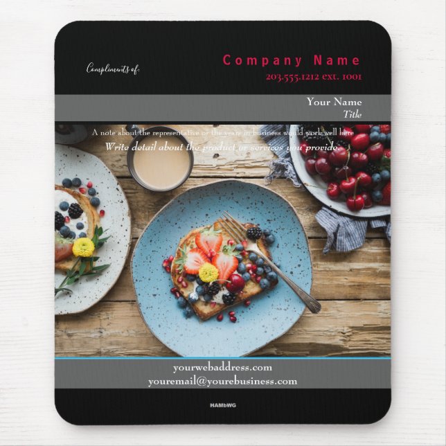 Tapis De Souris Promo Pad Souris Chambres d'hôte Thème - HAMbyWG (Devant)