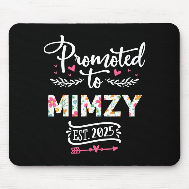 Tapis De Souris Promoted To Mimzy 2025 Cute Pregnancy Announcement (Devant)