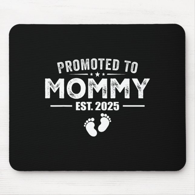 Tapis De Souris Promoted To Mommy 2025 Baby &amp; Mommy Funny For  (Devant)