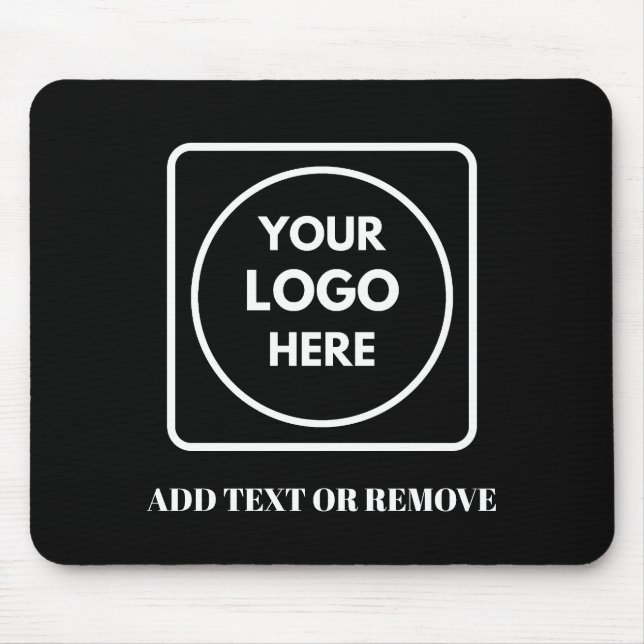 Tapis de souris promotionnel avec logo de l'entrep (Devant)