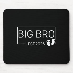 Tapis De Souris Promu À Big Bro Est 2026 Nouveau Frère Baby Anno