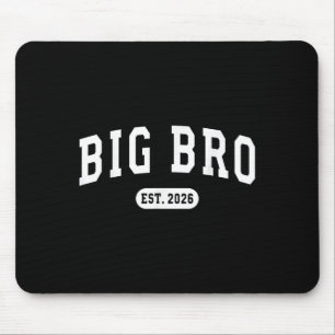 Tapis De Souris Promu À Big Bro Est 2026 Nouveau Frère Baby Anno