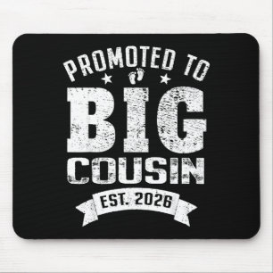 Tapis De Souris Promu Grand Cousin 2026 Cousin Cool Bébé Annonce