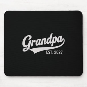 Tapis De Souris Promu Grand-père 2027 Grand-père Est 2027 Grand-pè