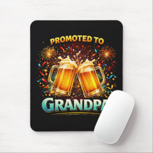 Tapis De Souris Promu Grand-Père Futur