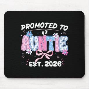 Tapis De Souris Promu tante est 2026 nouvelle grossesse de tante