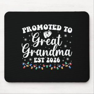 Tapis De Souris Promue Grand-mère Est 2026 Première fois Nouveau