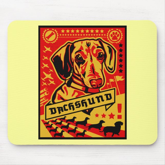 Tapis De Souris Propagande de teckel (Devant)