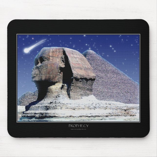 Tapis De Souris PROPHÉRIE ÉGYPTIENNE SPHINX Mousepad (Devant)