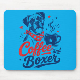 Tapis De Souris Propriétaire de chien Boxer Maman Papa Amateur d'a