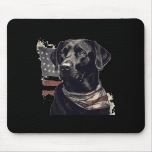 Tapis De Souris Propriétaire du laboratoire américain de drapeaux