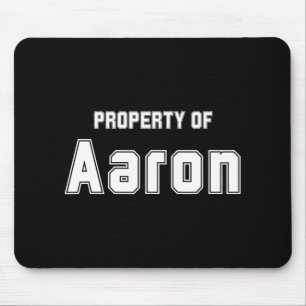 Tapis De Souris Propriété D'Aaron Funny Dons De Bachelorette Pour 