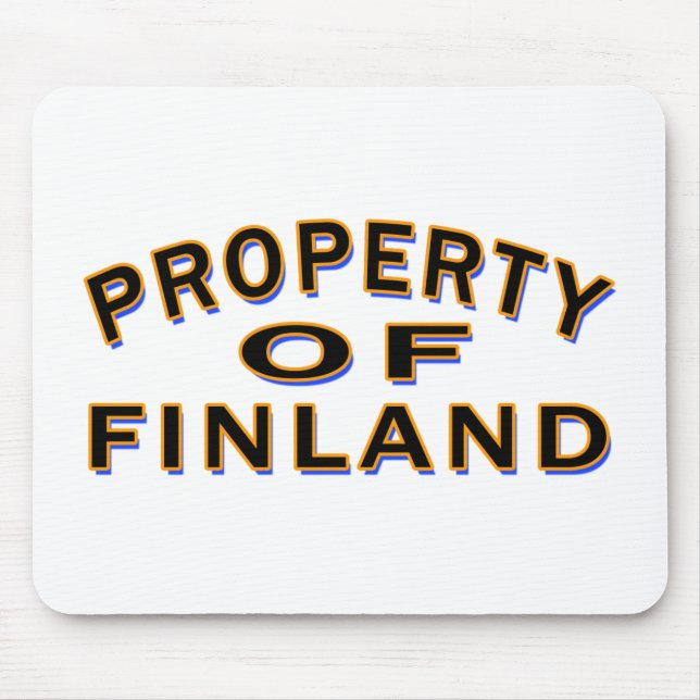 Tapis De Souris Propriété de la Finlande (Devant)