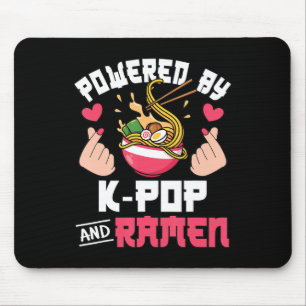 Tapis De Souris Propulsé Par K-Pop Et Ramen Cute Kpop Music Anime