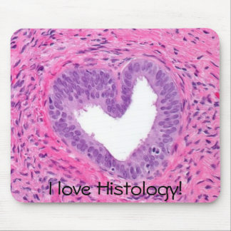 Tapis De Souris prostate - coeur, j'aime l'histologie !