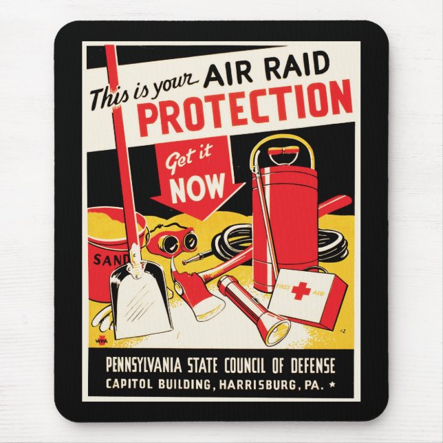 Tapis De Souris Protection aérienne (Devant)