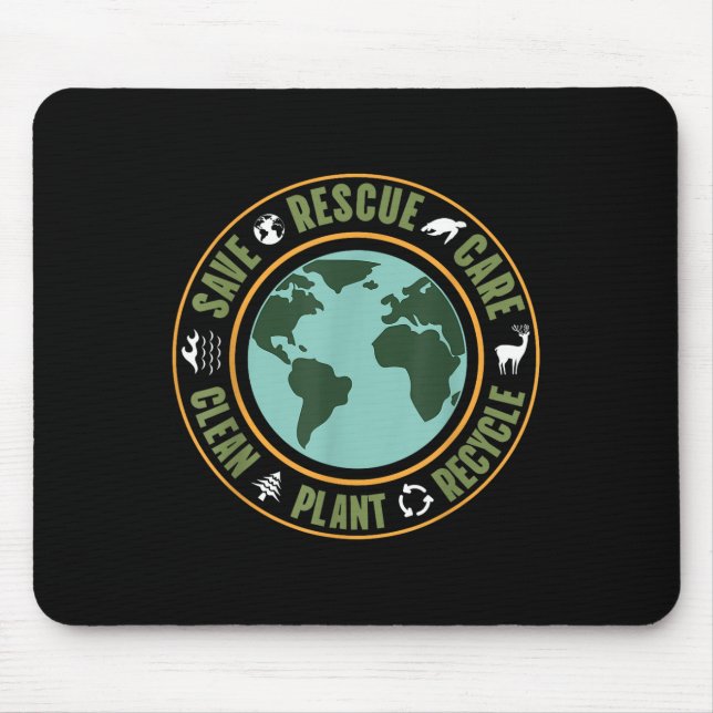 Tapis De Souris Protection de l'environnement, conservation de la  (Devant)