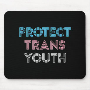 Tapis De Souris Protéger les jeunes transgenres LGBT Pride