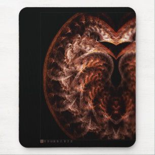 Tapis De Souris Protégez votre coeur Fractal Art Mousepad