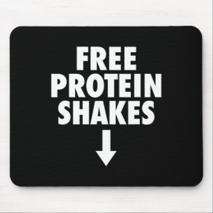 Tapis De Souris Protéine Gratuite Shakes Amusant Humour Adulte Cor