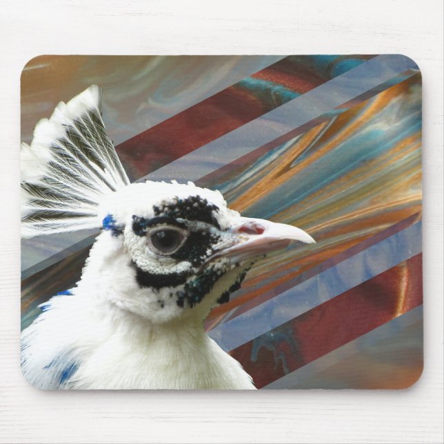 Tapis De Souris Proud as a Peacock Mousepad (Devant)