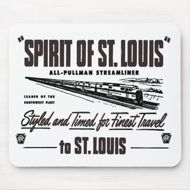 Tapis De Souris PRR L'esprit du train de voyageurs St. Louis (Devant)
