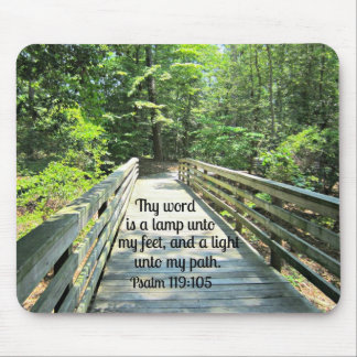 Tapis De Souris Psaume 119:105 Ta parole est une lampe...