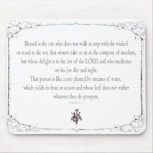 Tapis De Souris Psaume 1-1-3, Do Not Walk en step with Sener,