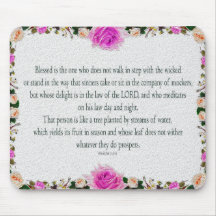 Psaume 1, Peinture à l'huile, effet Floral violet