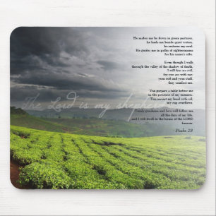 Tapis De Souris Psaume 23 Le Seigneur est mon berger Art de vignob